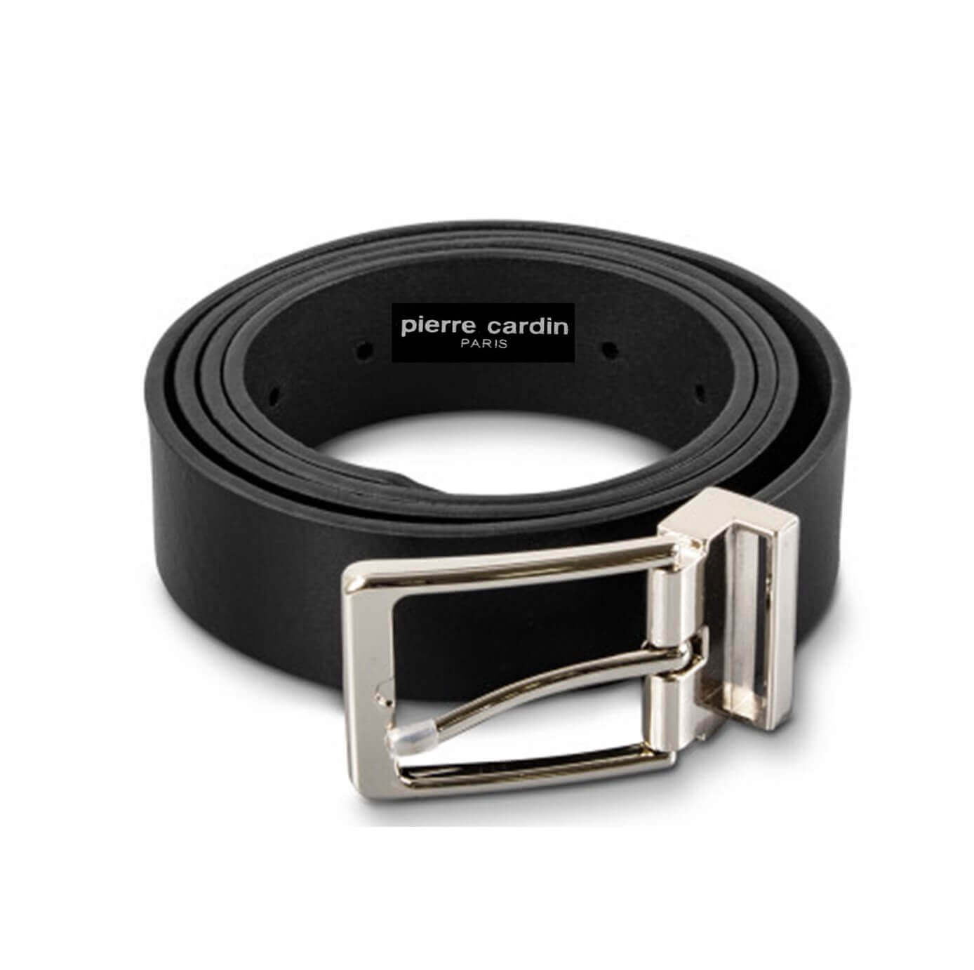 Pierre Cardin PC3326 Mens Leather Wallet-Belt Gift Set/Black