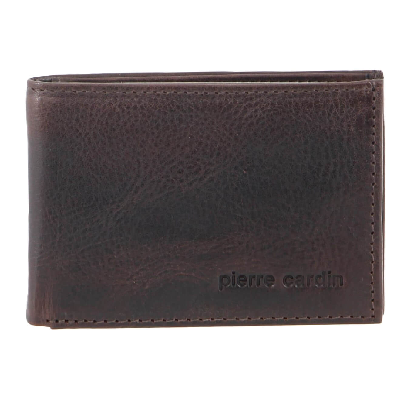 Pierre Cardin PC3255 Rustic Leather Mens Wallet/Dark Chocolate