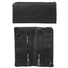 Pierre Cardin Ladies Rustic Leather Bi-fold Wallet in Black