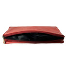 Pierre Cardin Ladies Rustic Leather Bi-fold Wallet in Red