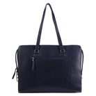Pierre Cardin Croc-Embossed Leather Business-Laptop Bag in Navy