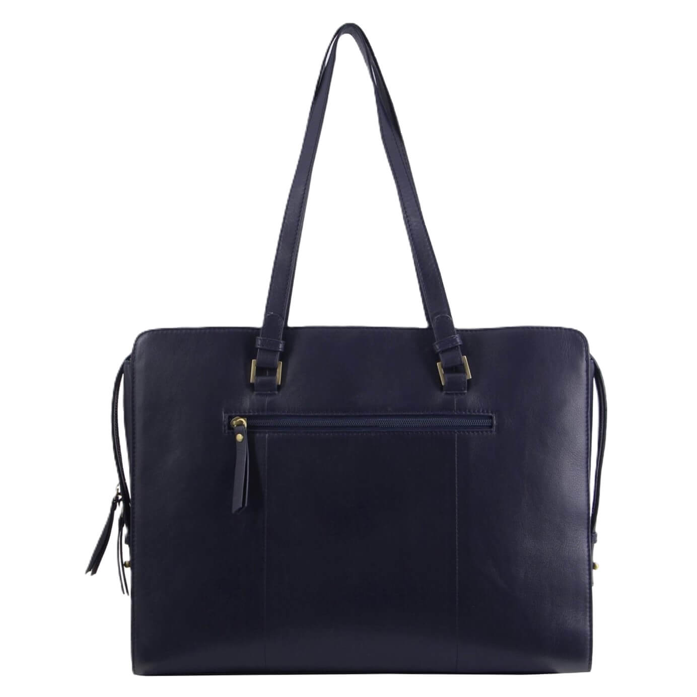 Pierre Cardin Croc-Embossed Leather Business-Laptop Bag in Navy