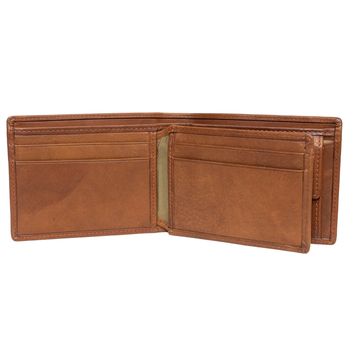 Pierre Cardin PC3309 Rustic Leather Mens Bi-Fold Wallet/Tan