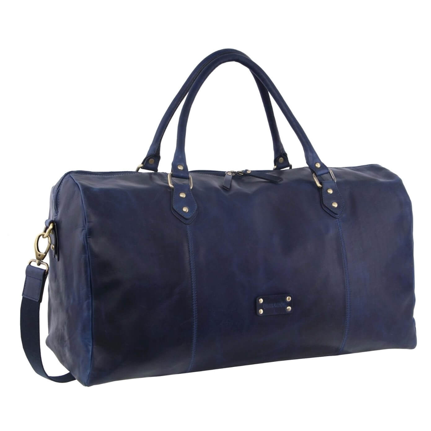 Pierre Cardin PC3335 Italian Leather Overnight-Travel Bag/Midnight