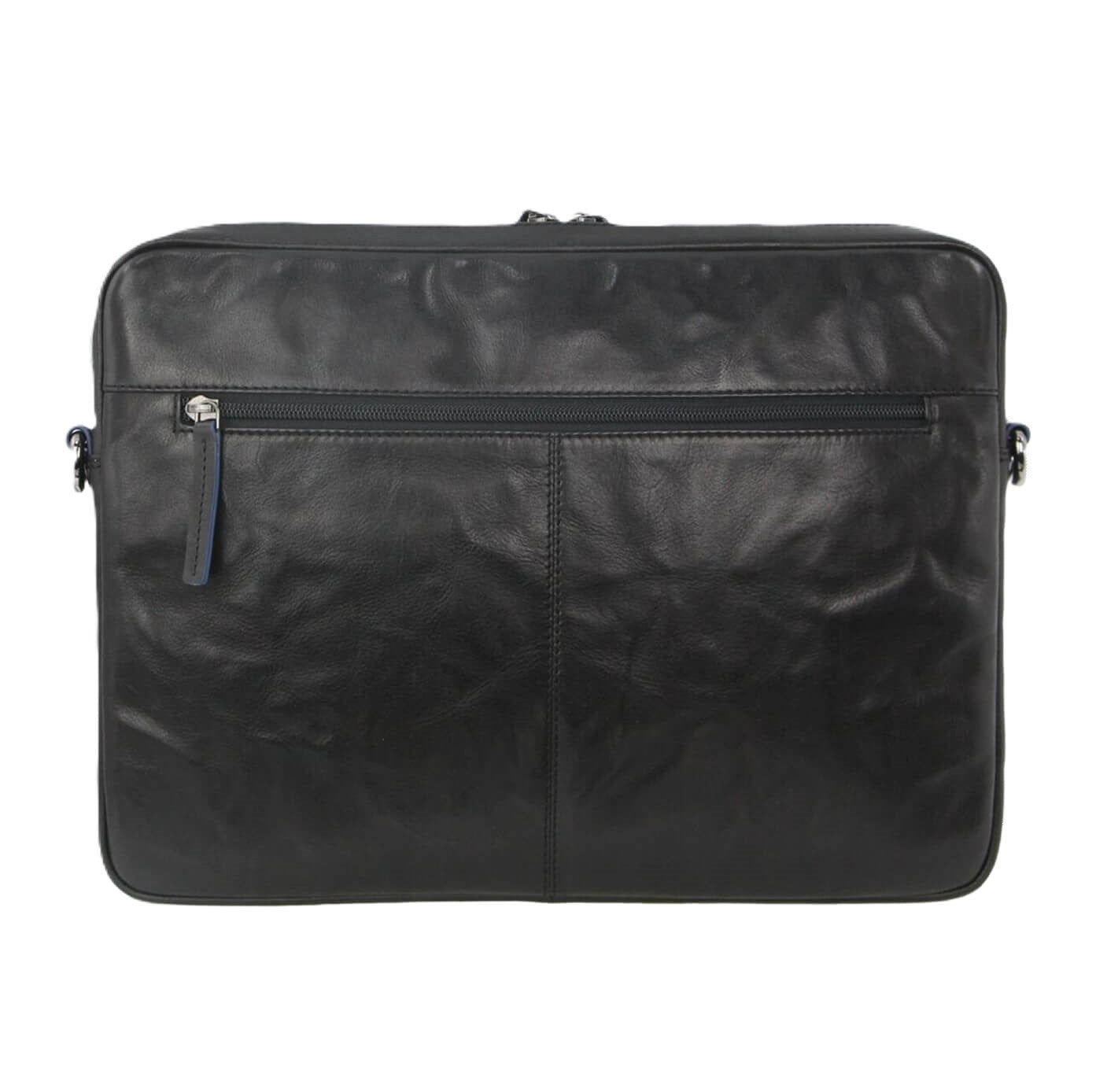 Pierre Cardin PC3387 Crumpled Leather Computer Bag/Black