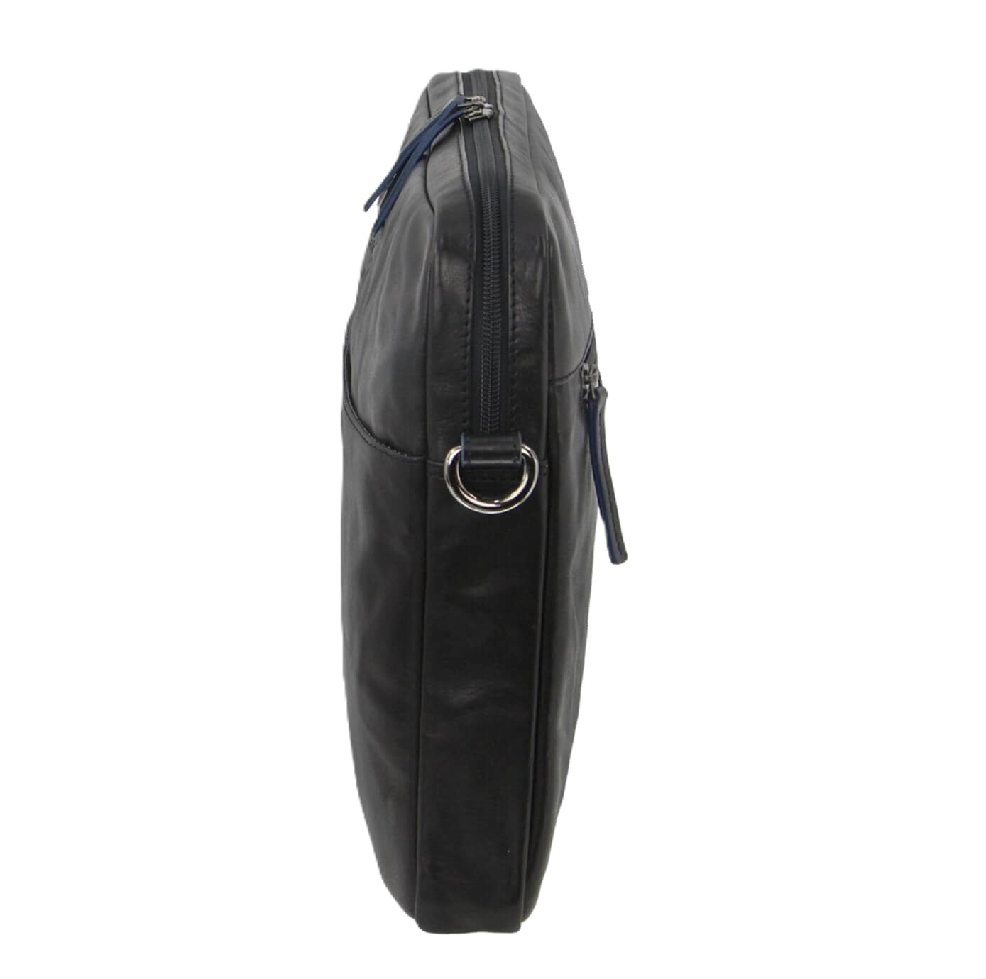 Pierre Cardin PC3387 Crumpled Leather Computer Bag/Black