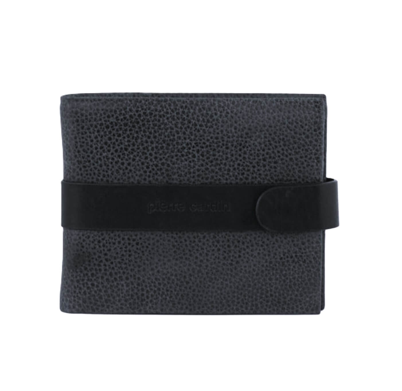 Pierre Cardin PC3460 Italian Leather Mens Bi-fold Tab Wallet/Black