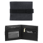 Pierre Cardin PC3460 Italian Leather Mens Bi-fold Tab Wallet/Black