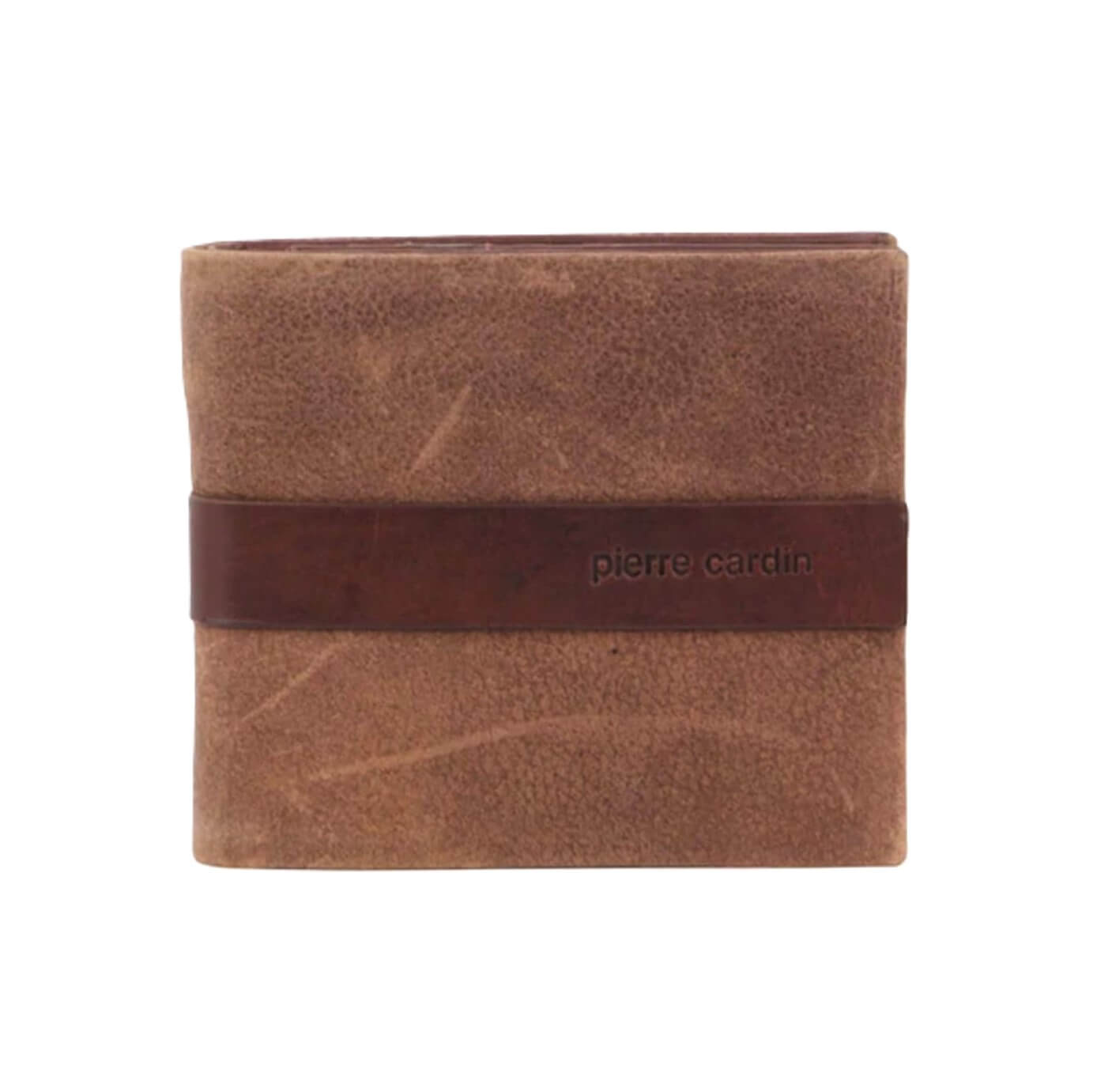 Pierre Cardin Men’s Leather Bi-fold RFID Wallet in Brown