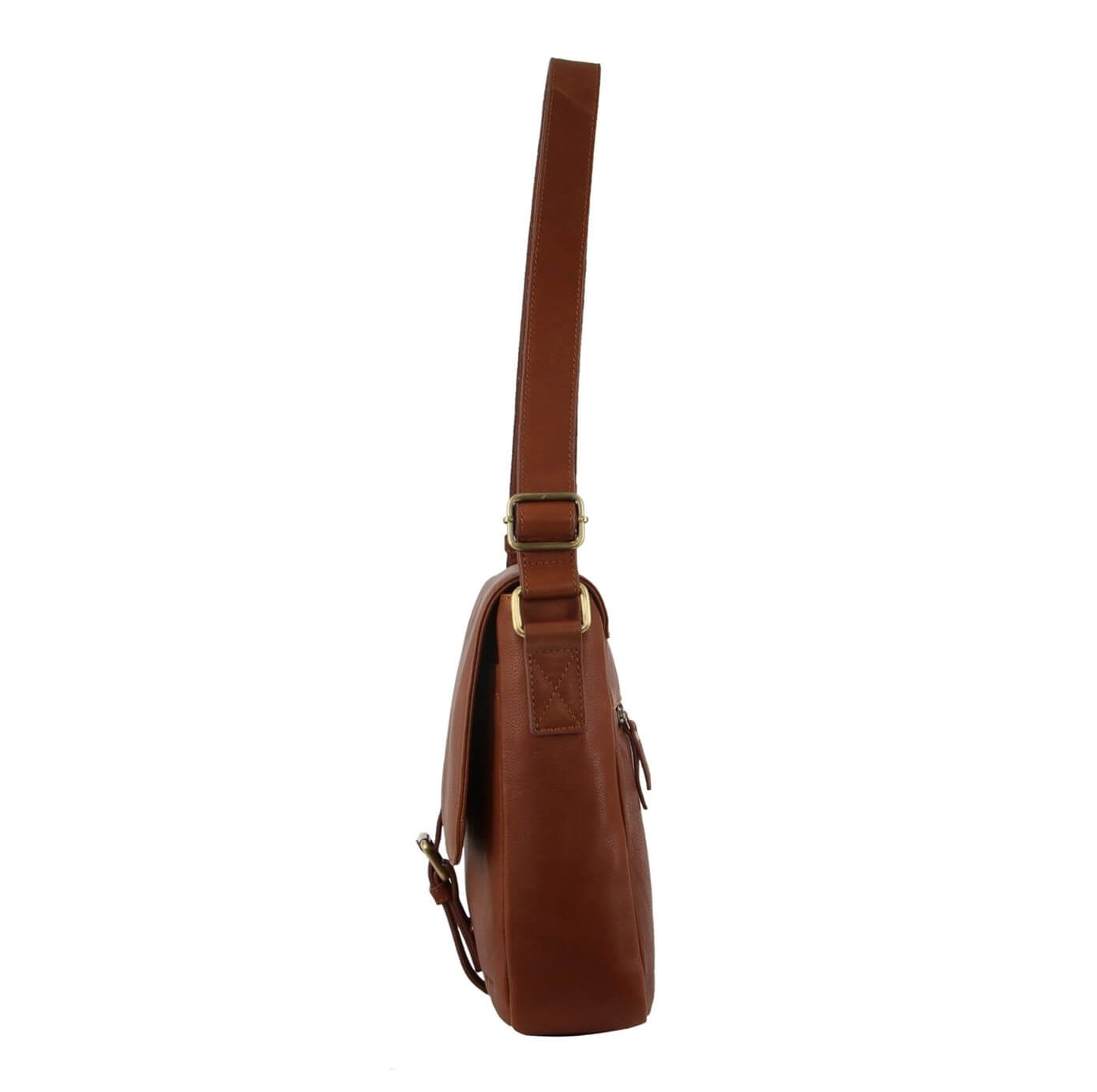 Pierre Cardin PC3500 Mens Leather Business Satchel/Dark Tan