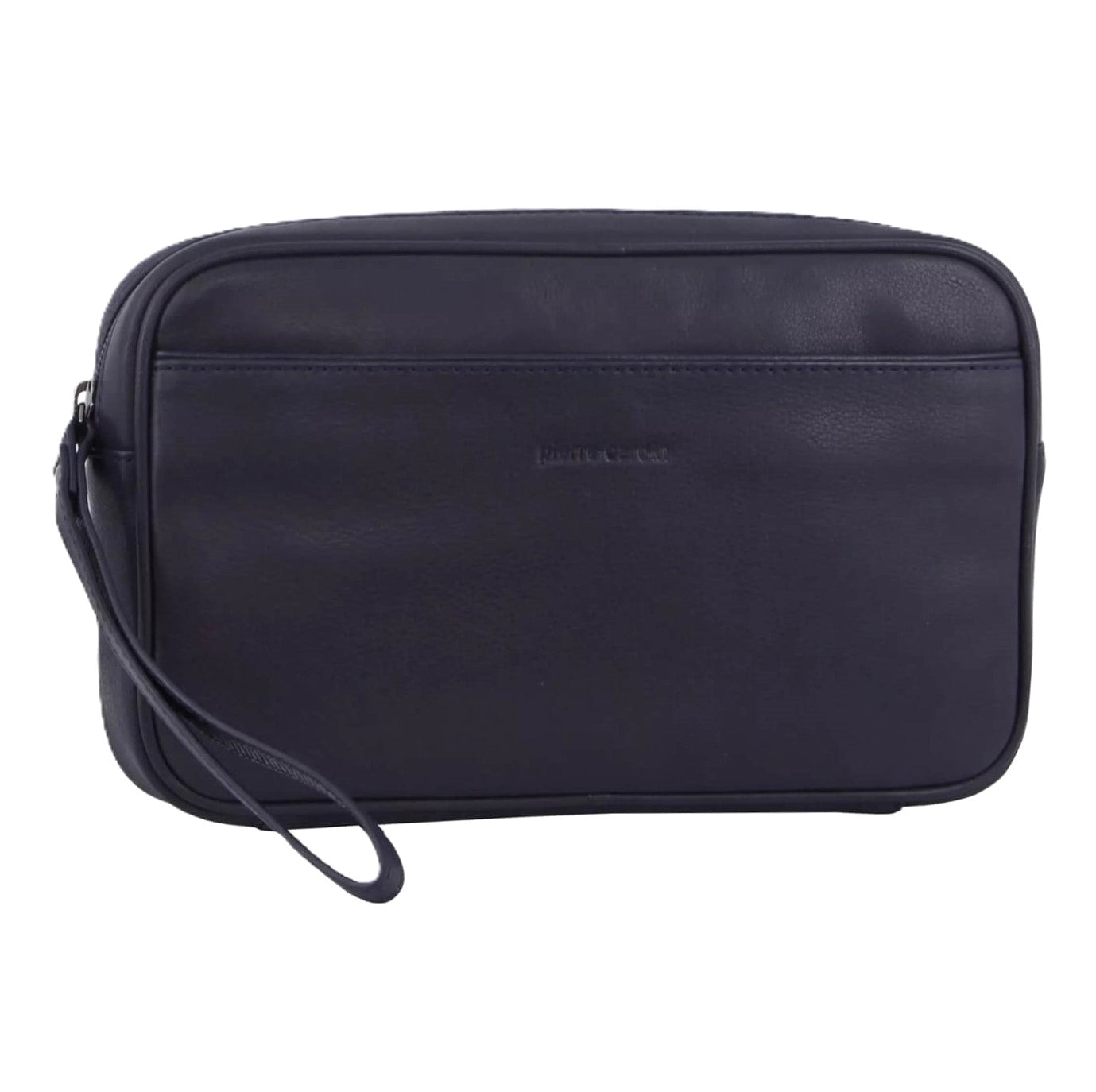 Pierre Cardin Men’s Genuine Leather Organiser Bag in Navy