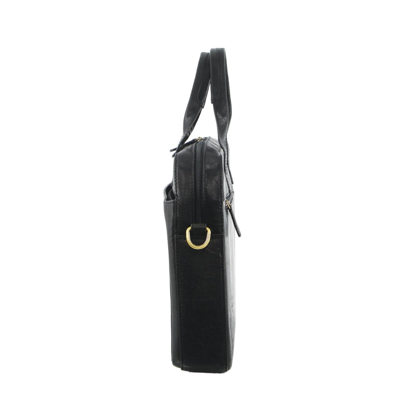 Pierre Cardin PC3620 Mens Italian Leather Computer Bag/Black