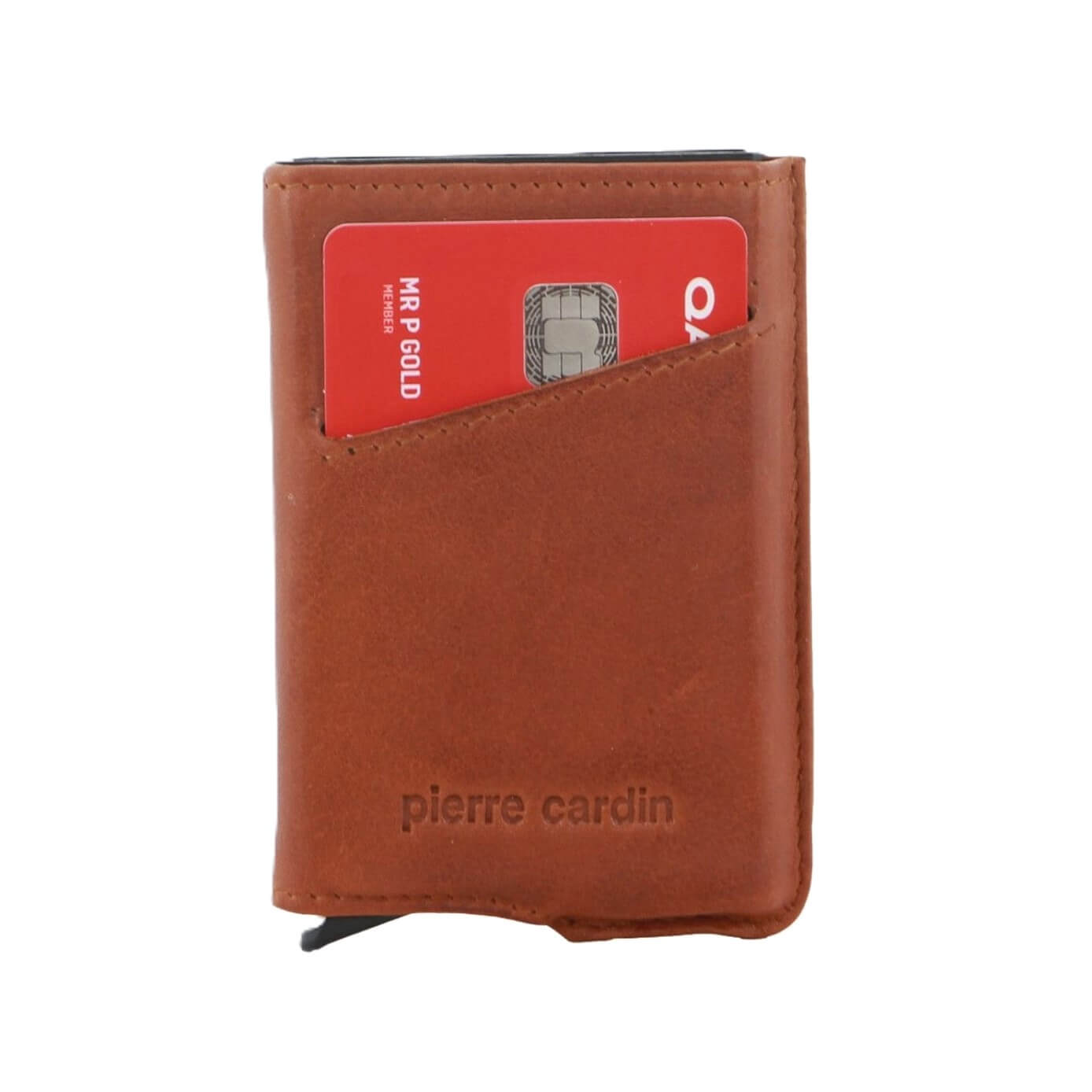Pierre Cardin Leather Smart Slide Card Holder Wallet