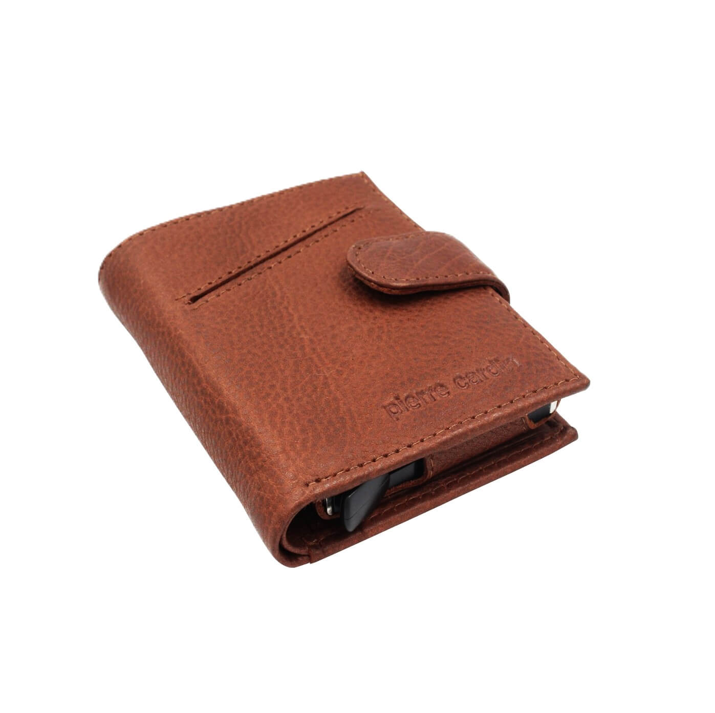 Pierre Cardin PC3644 Smart Slide Card Holder Tab Leather Wallet/Brown