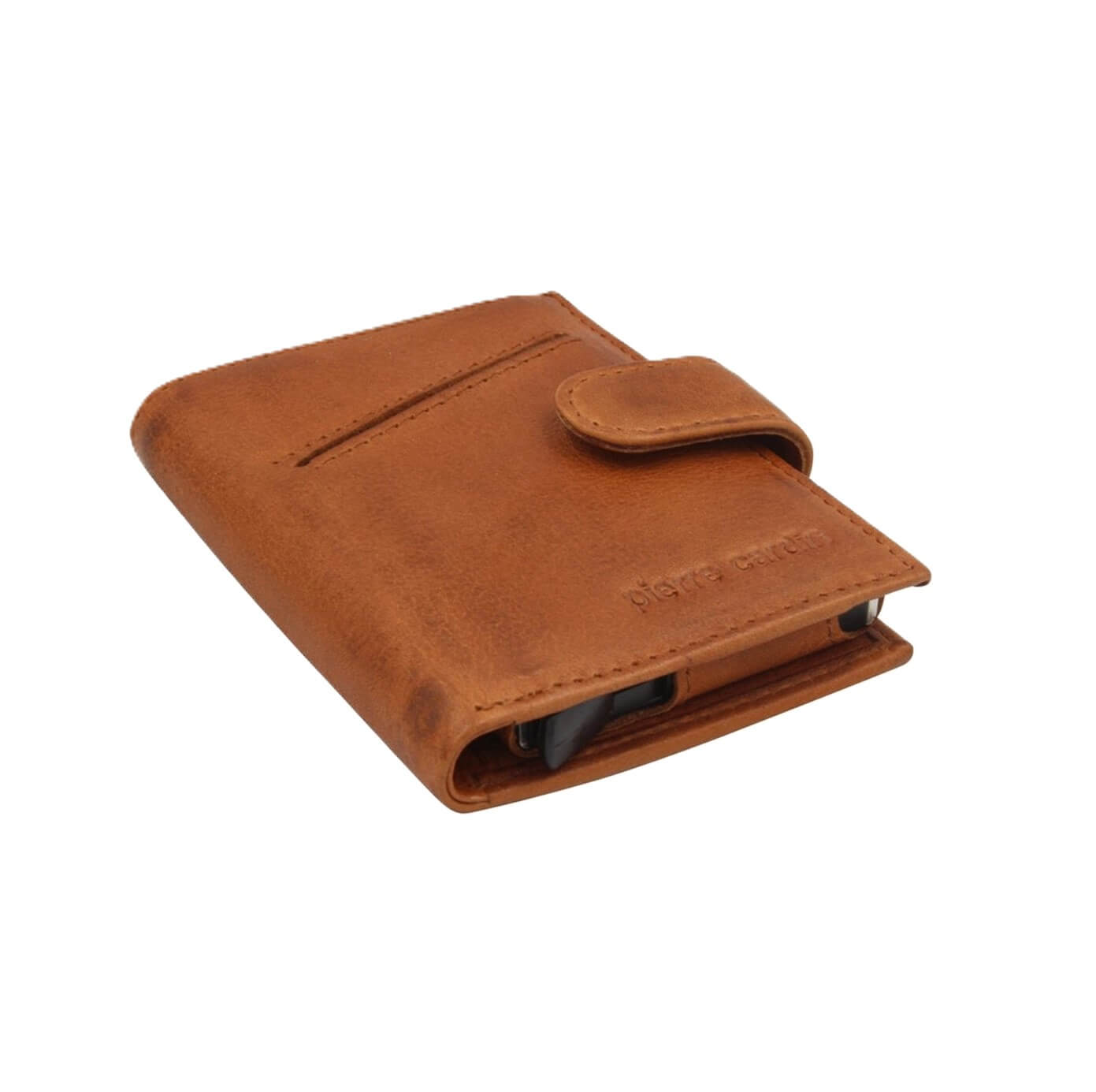 Pierre Cardin PC3644 Smart Slide Card Holder Tab Leather Wallet/Tan