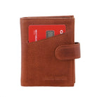 Pierre Cardin PC3644 Smart Slide Card Holder Tab Leather Wallet/Tan