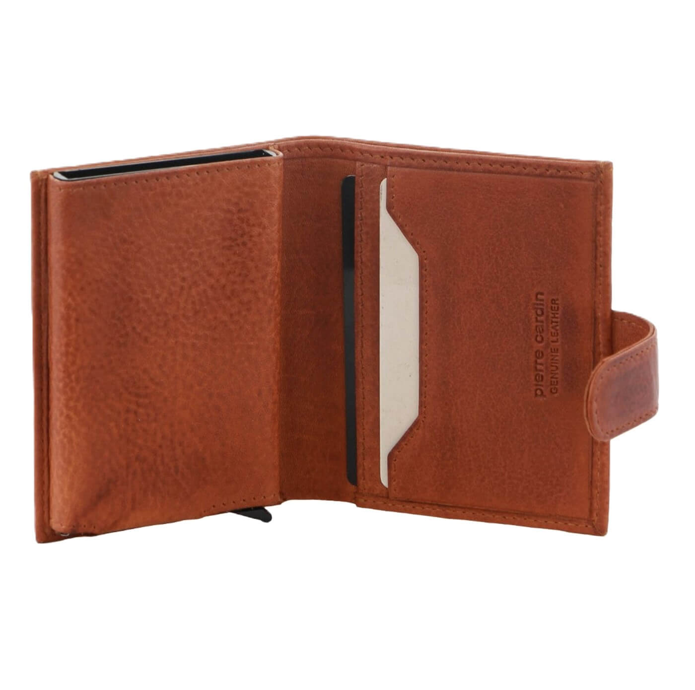 Pierre Cardin PC3644 Smart Slide Card Holder Tab Leather Wallet/Tan