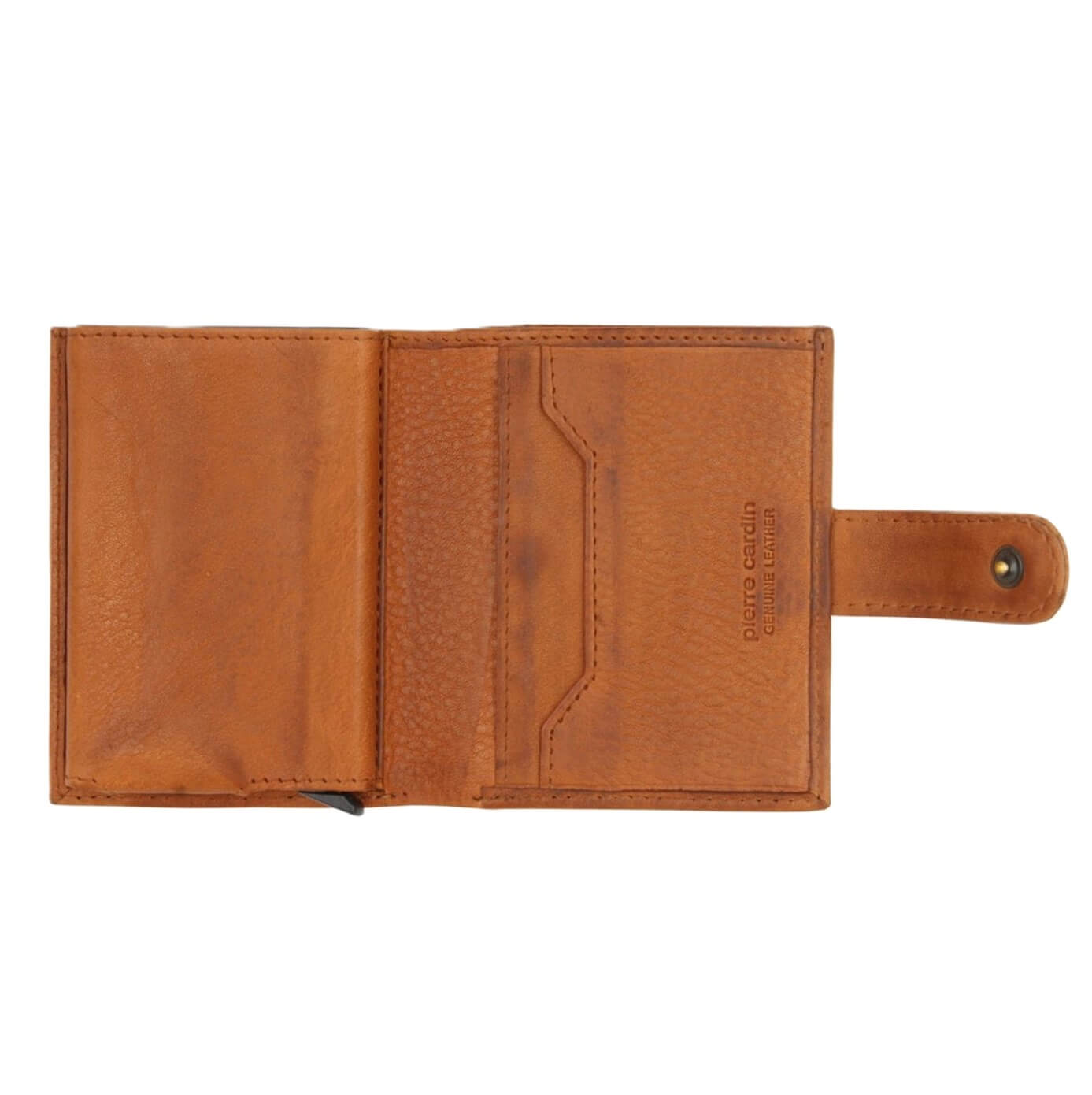 Pierre Cardin PC3644 Smart Slide Card Holder Tab Leather Wallet/Tan