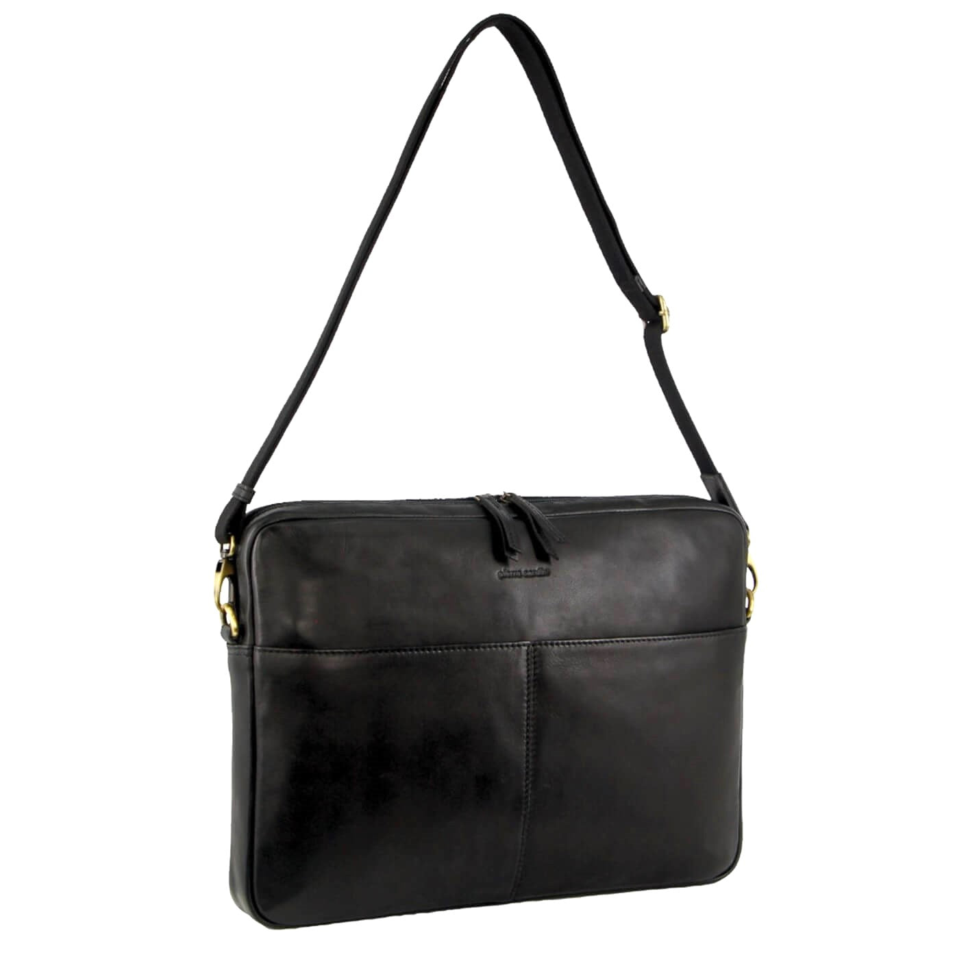 Pierre Cardin PC3649 Italian Leather Business-Computer Bag/Black