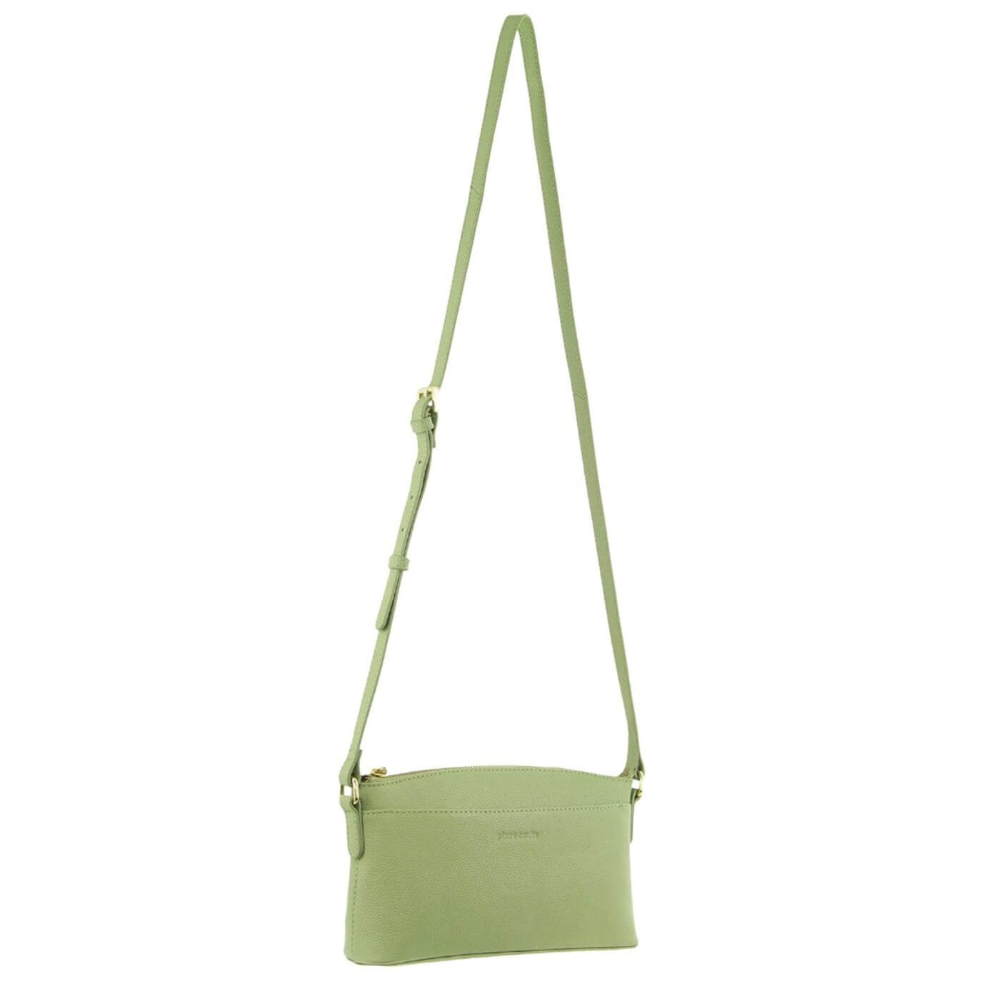 Pierre Cardin Italian Leather Ladies’ Crossbody Bag in Jade