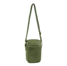 Pierre Cardin PC3686 Leather Embossed Phone Cross-Body Bag/Leaf