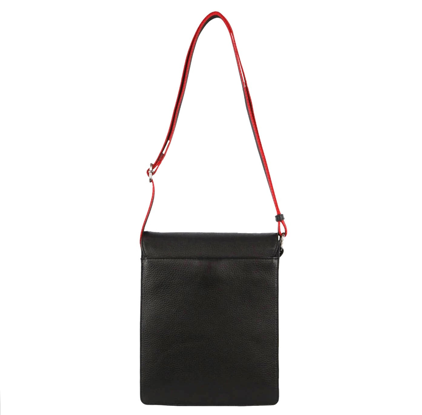 Pierre Cardin PC3699 Leather Flap-Over Cross Body Bag/Black