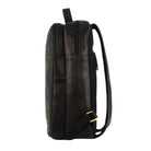 Pierre Cardin PC3708 Leather Business-Laptop Backpack/Black
