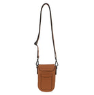 Pierre Cardin PC3724 Leather Rustic Phone Bag/Cognac