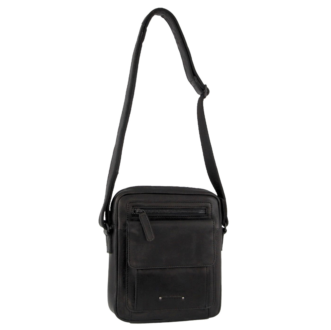 Pierre Cardin PC3752 Multi Compartment Cross-Body Bag/Black