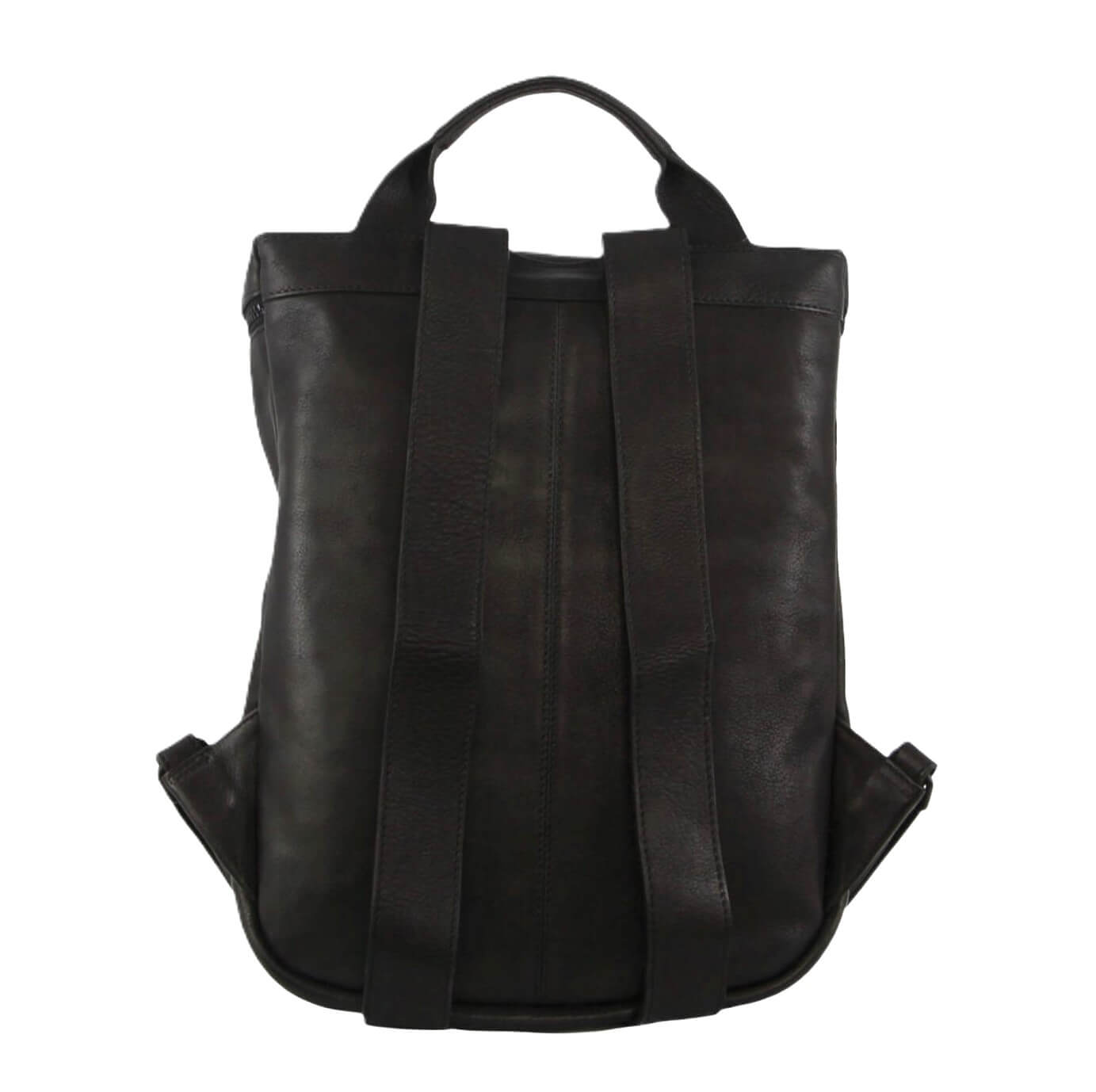 Pierre Cardin Italian Leather Ladies Backpack in Black