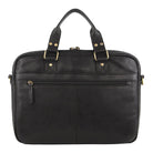Pierre Cardin PC3763 Multi-Compartment Leather Computer Bag/Black