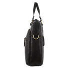 Pierre Cardin PC3763 Multi-Compartment Leather Computer Bag/Black