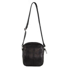 Pierre Cardin PC3764 Mens Italian Leather Cross Body Bag/Black