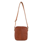 Pierre Cardin PC3764 Mens Italian Leather Cross Body Bag/Cognac