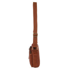 Pierre Cardin PC3764 Mens Italian Leather Cross Body Bag/Cognac