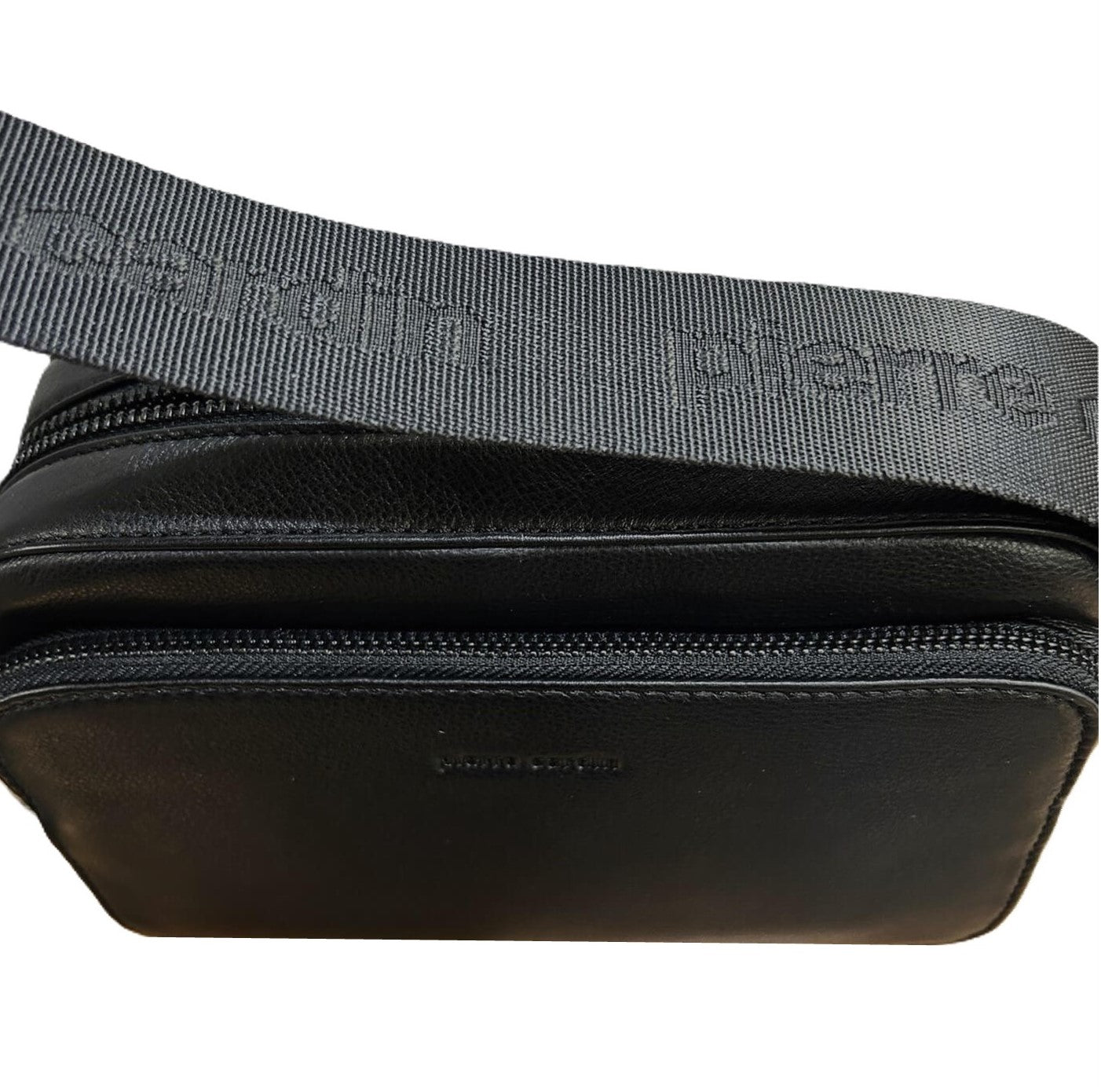 Pierre Cardin PC3816 Mens Italian Leather Cross Body Bag/Black