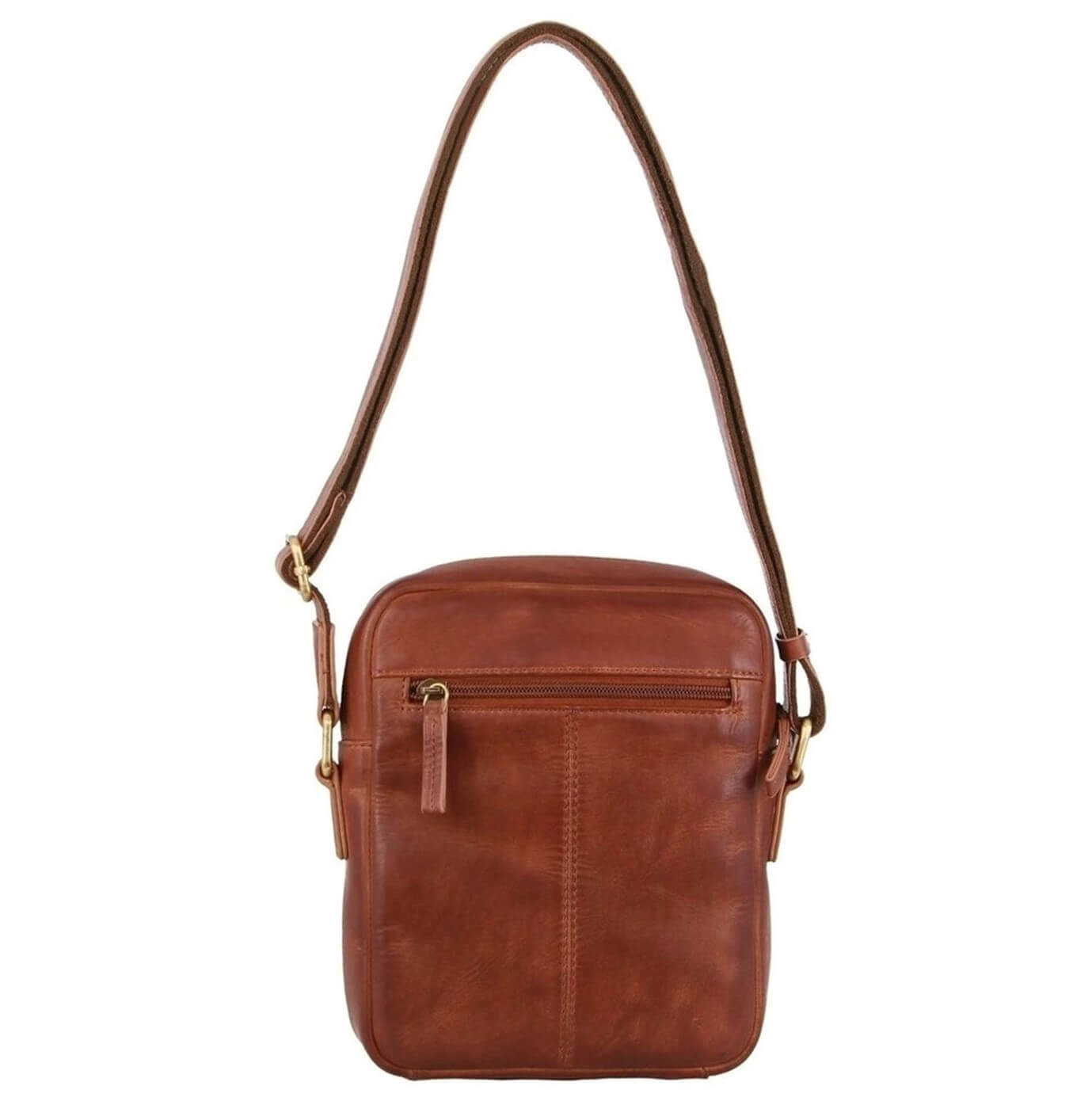 Pierre Cardin PC3829 Italian Leather Cross Body Bag/Cognac