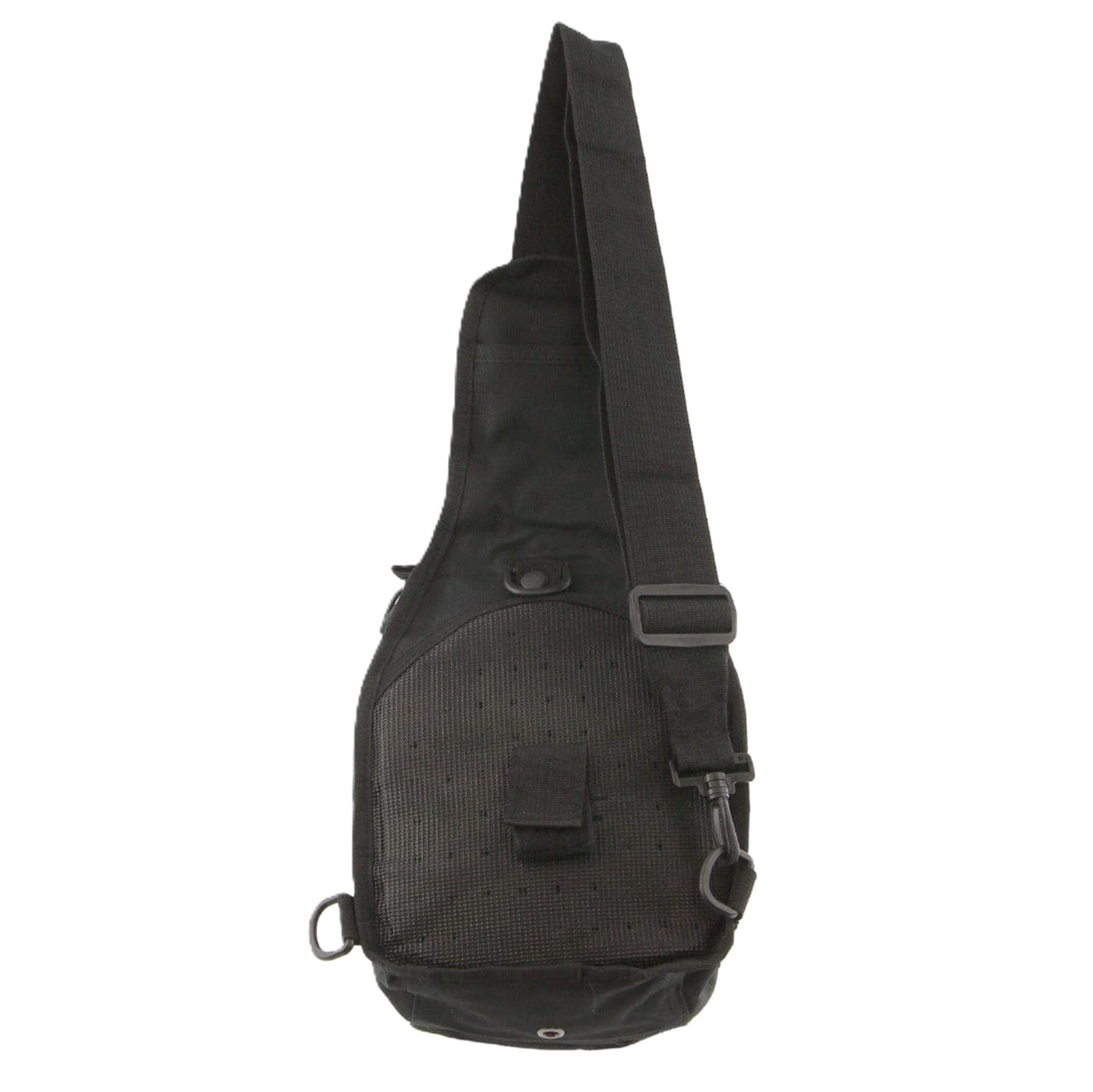 Pierre Cardin Crossbody Sling Bag Tactical Rucksack Bag in Black