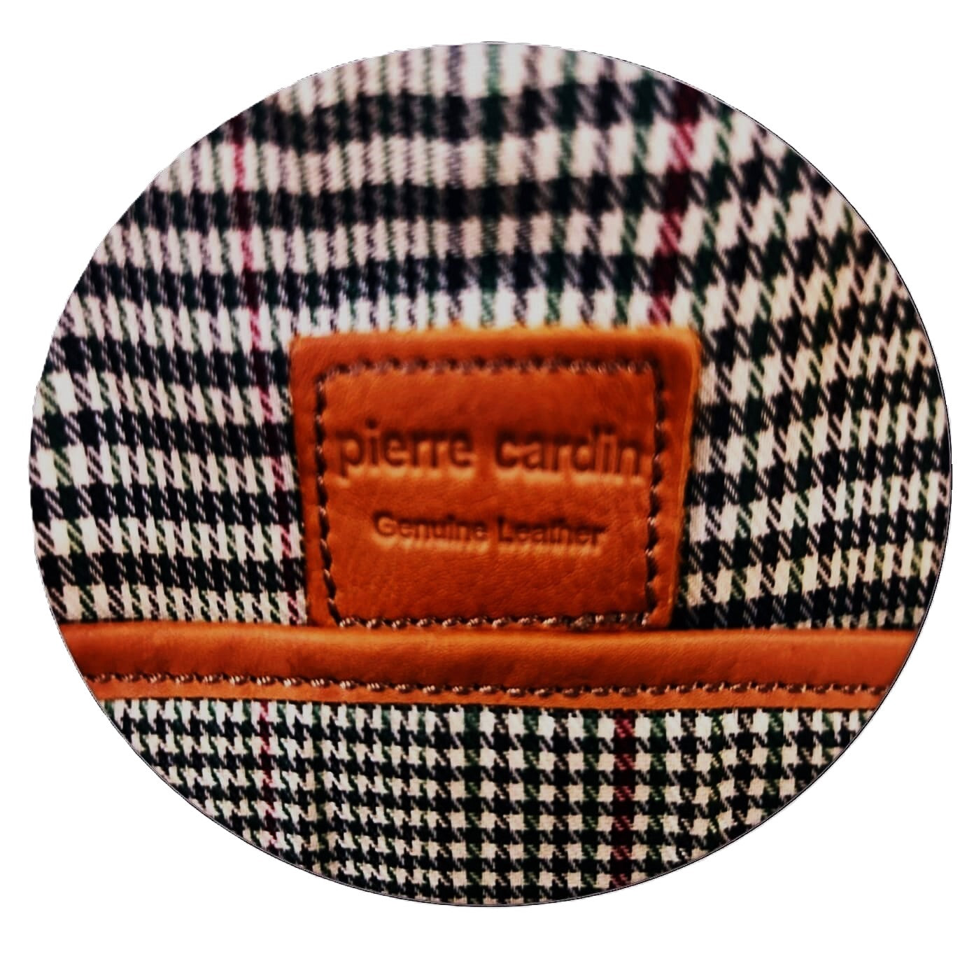 Pierre Cardin PC3876 Mens Italian Leather Computer-Business Bag/Black