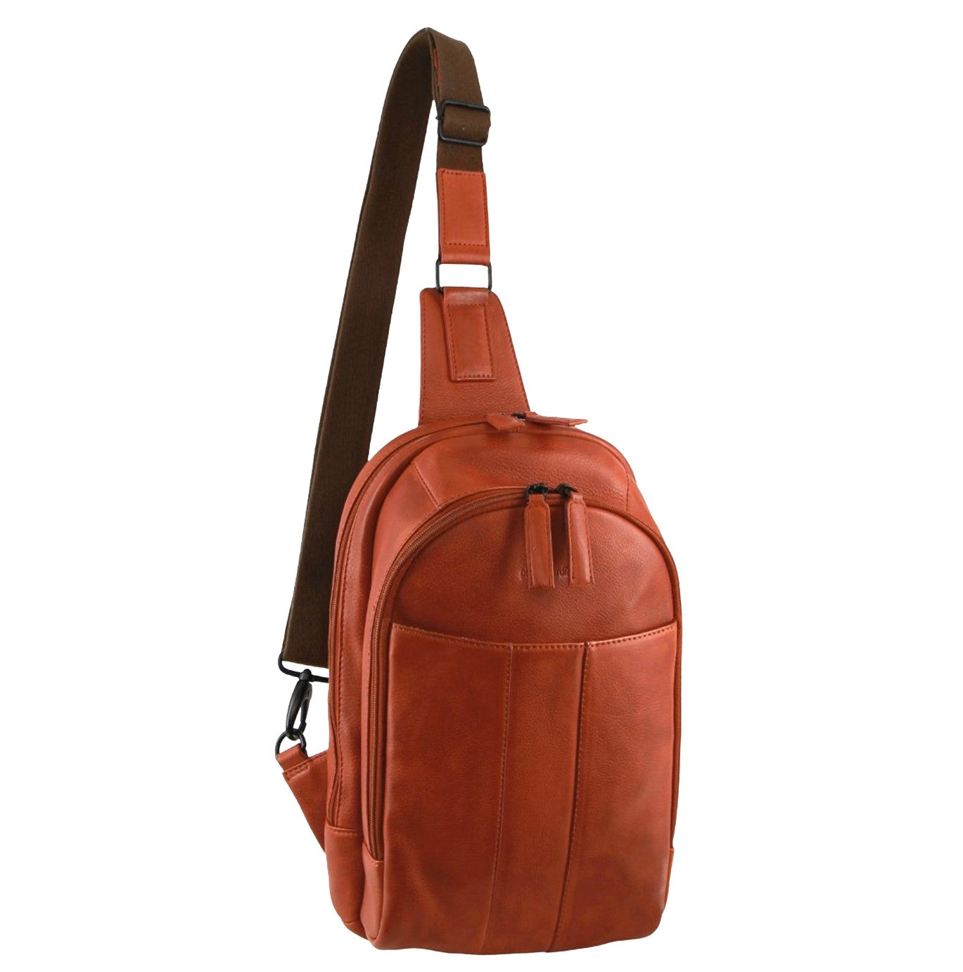 Pierre Cardin PC3882 Italian Leather Large 3-Way Sling Bag/Cognac