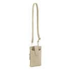 Pierre Cardin Compact Leather Phone Holder Bag in Cement