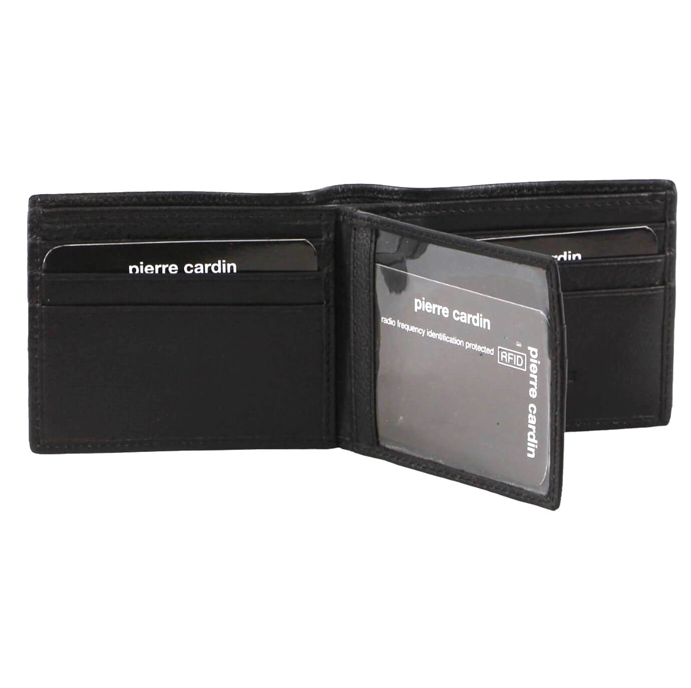Pierre Cardin PC3901 Italian Leather Mens Bi-fold Wallet/Black