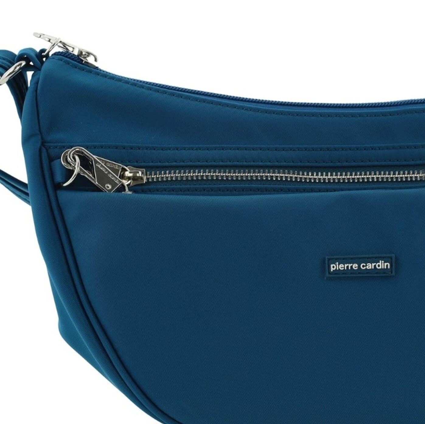 Pierre Cardin Ladies Nylon Anti-Theft-RFID Cross Body Bag in Turquoise