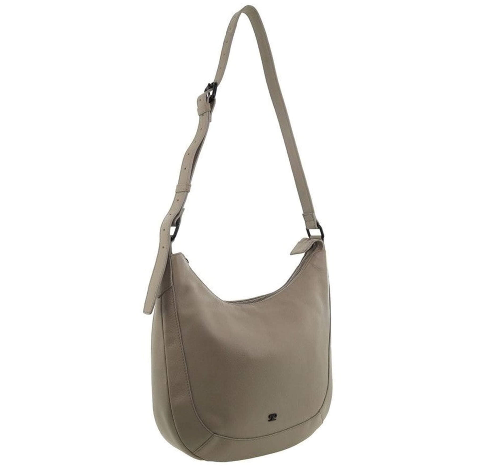 Pierre Cardin Ladies Leather Crossbody Bag in Taupe