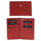 Pierre Cardin Ladies Italian Leather Bi-fold Wallet in Red