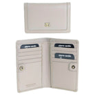 Pierre Cardin Ladies Italian Leather Bi-fold Wallet in Taupe