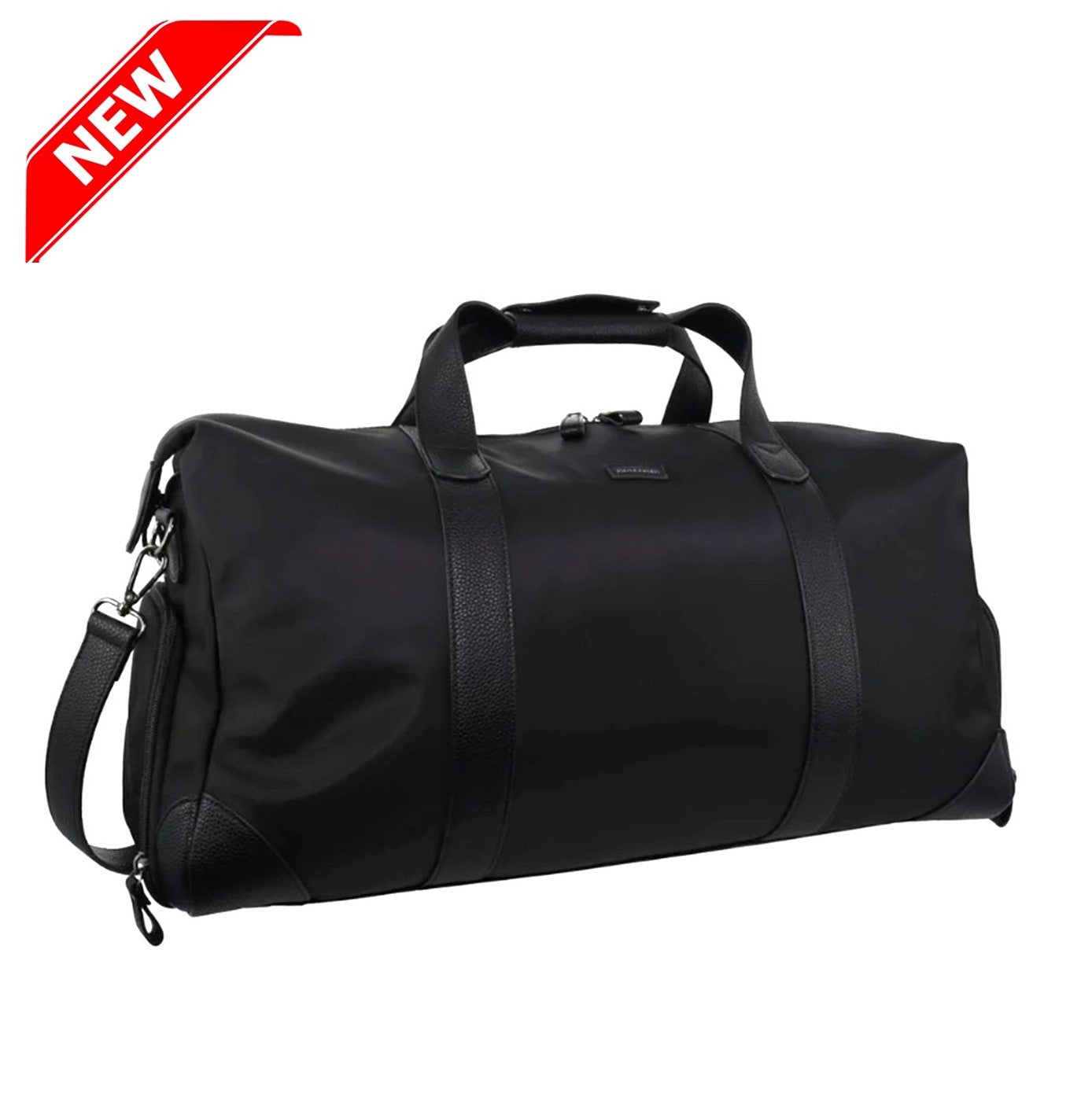 Pierre Cardin PC4018 Nylon Adventurous Overnight Bag - Black