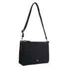 Pierre Cardin Ladies Leather Crossbody Bag in Black