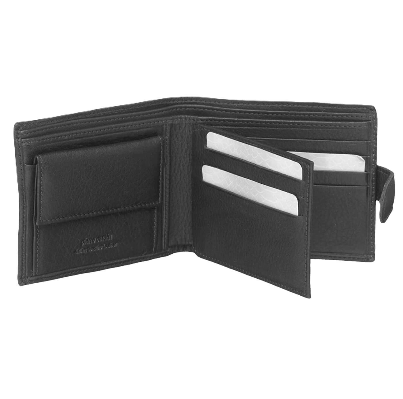 Pierre Cardin PC8780 Italian Leather Mens Wallet-Card Holder/Black
