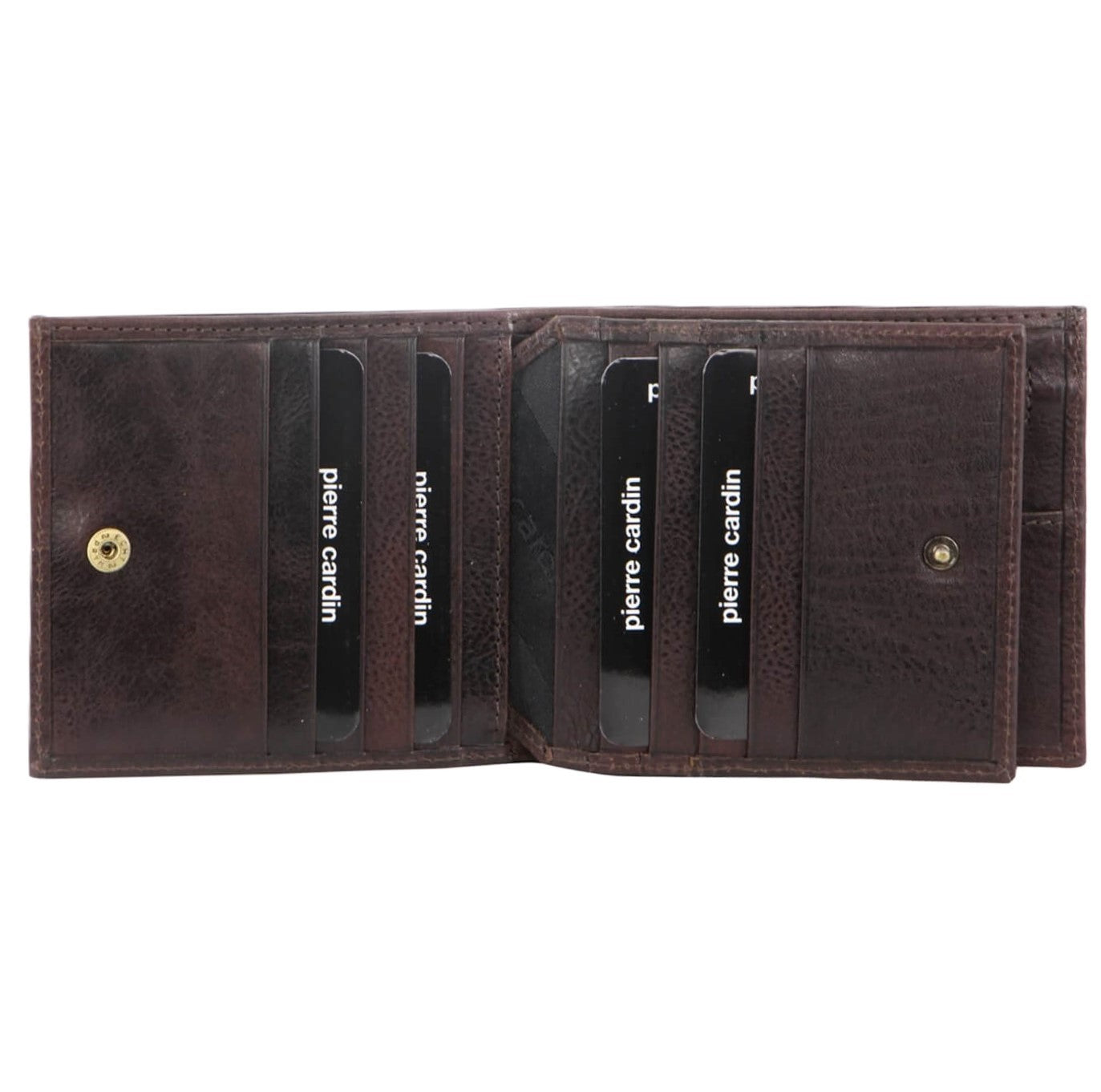 Pierre Cardin Men's Leather Bi-Fold RFID Wallet in Chocolate